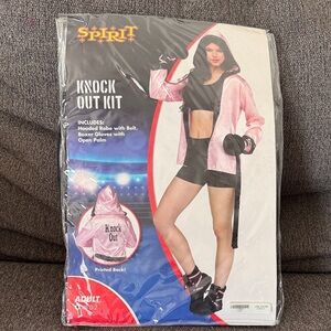 Spirit Pink and Black Boxing Costume Set